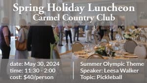 Spring Luncheon – May 30